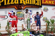 Ryan Briscoe, Dario Franchitti, Hideki Mutoh, Iowa Speedway