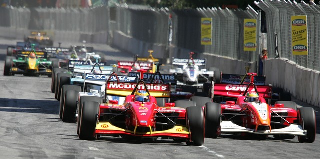 De start van de San José Grand Prix