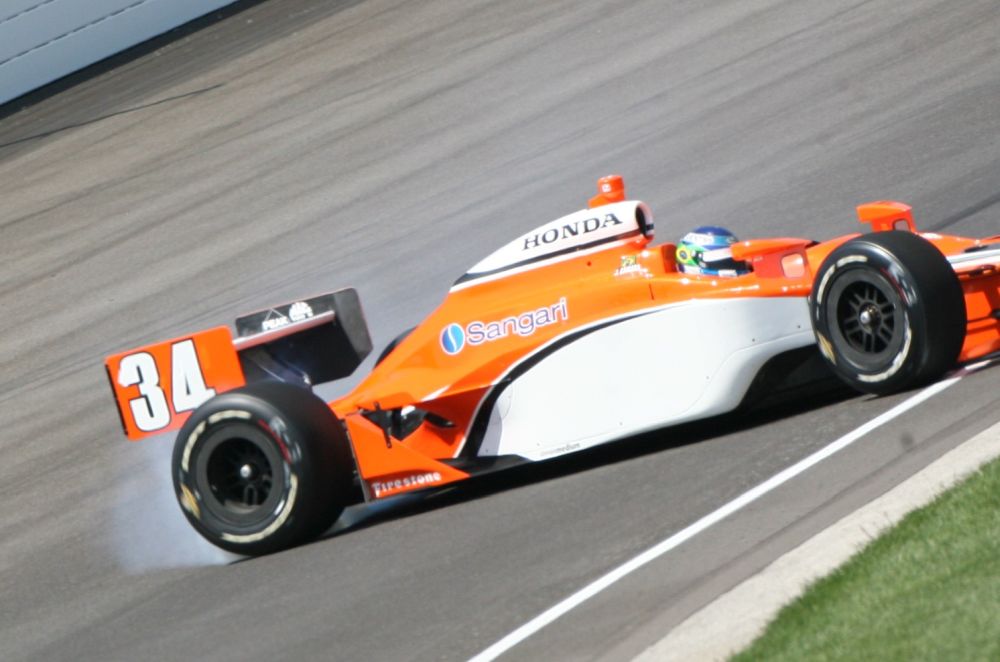 Jaime Camara crasht tijdens de rookie orientation training op Indianapolis