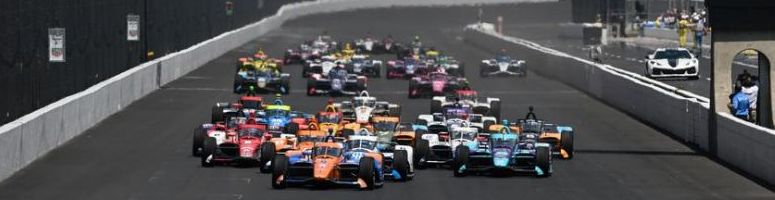 de start van de 2022 Indy 500