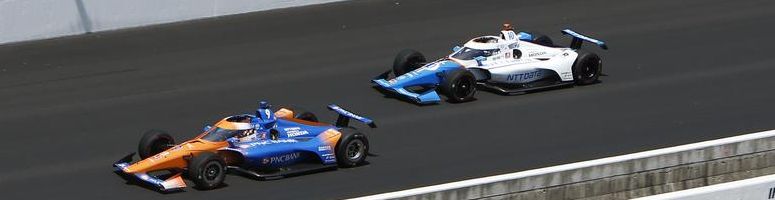 Scott Dixon in gevecht met Alex Palou in trainingen voor de Indy 500