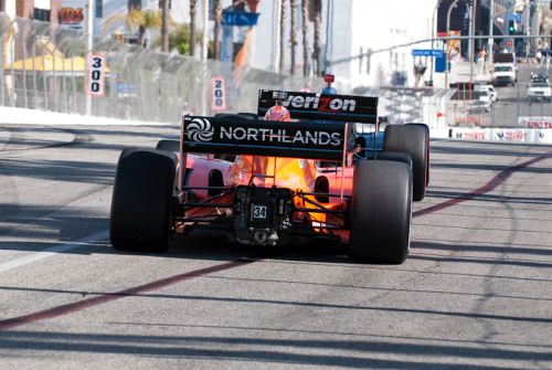 Will Power, Alex Tagliani, Long Beach