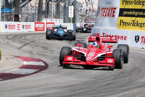Dario Franchitti, Danica Patrick, Long Beach