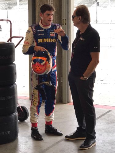 Rinus VeeKay test Indy Lights bij Berlardi Racing tijdens Chris Griffis Memorial - dag 1