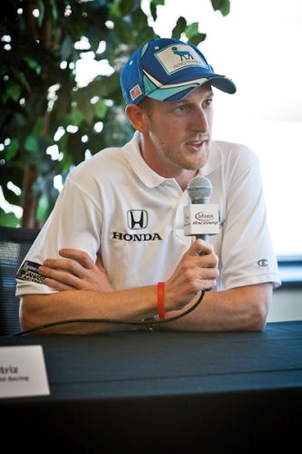 Charlie  Kimball, Infineon Raceway - test session August 18th 2011