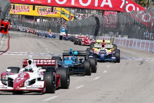 Tony Kanaan, Danica Patrick, Long Beach