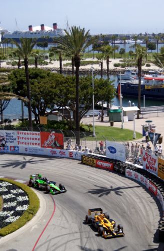 Danica Patrick, Simona De Silvestro, Long Beach