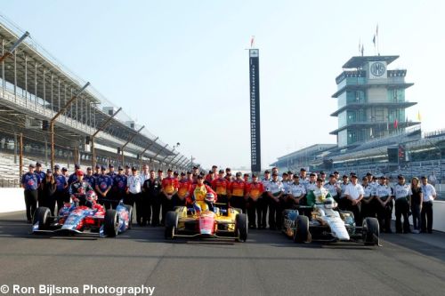 Marco Andretti, Ed Carpenter, Carlos Muñoz, Indianapolis