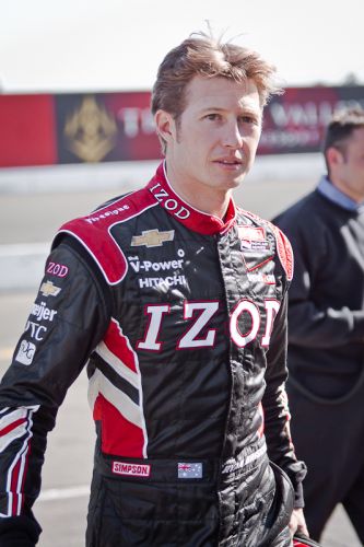 Ryan Briscoe Team Penske, Infineon Raceway Testing 2012