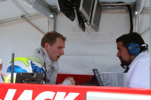 Charles Zwolsman met engineer