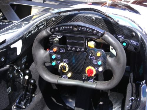 Het stuurtje van Alex Tagliani, St. Petersburg