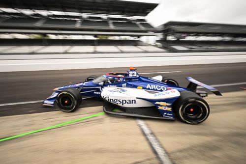 Conor Daly in Indianapolis