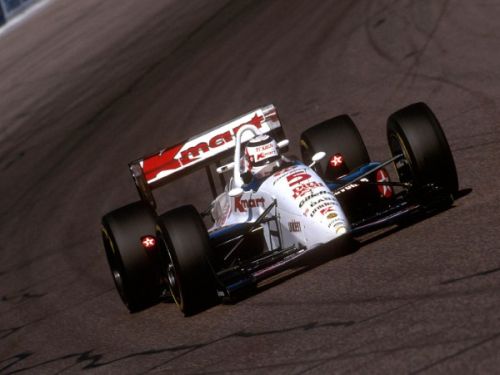 Nigel Mansell voor Newman/Haas in 1993