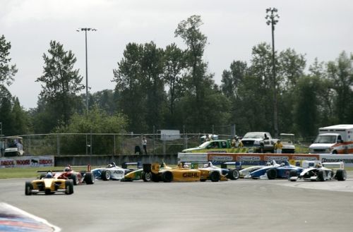 De Graham Rahal spint na de Atlantic start in Portland