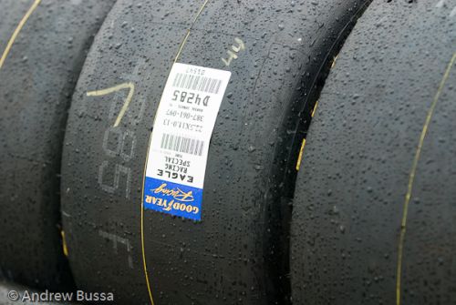 Rain on tires, Milwaukee Mile