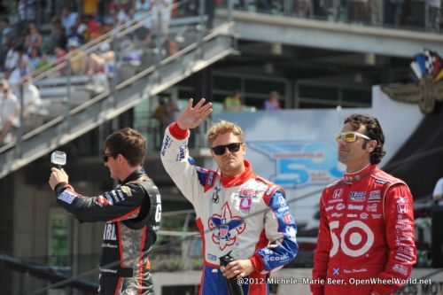 Dario Franchitti, JR Hildebrand, James Jakes, Indianapolis