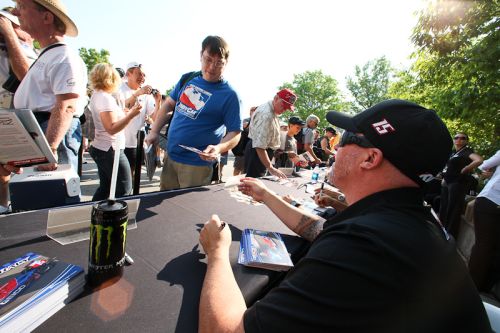 Paul Tracy, Saturday Autograph session Indianapolis Speedway