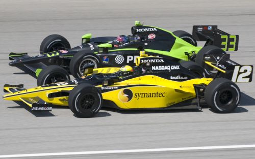 Tomas Scheckter, E.J. Viso, Chicagoland