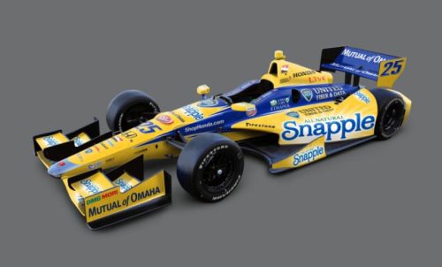 De 2014 kleurstelling van Marco Andretti