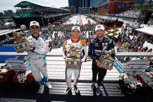 Kyle Kirkwood, Alex Palou, Graham Rahal, Detroit,