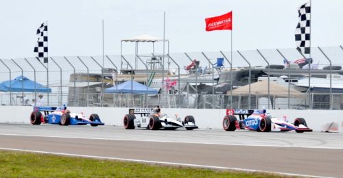 Milka Duno, Alex Lloyd, Alex Tagliani, St. Petersburg