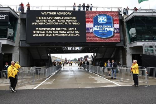 Wet weather at Indianapolis