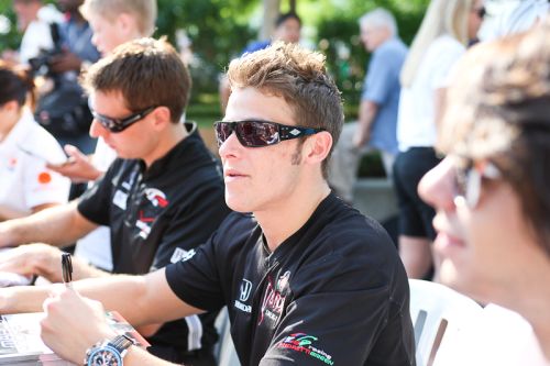 Marco Andretti, Saturday Autograph session Indianapolis Speedway