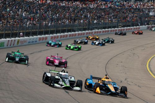 Felix  Rosenqvist, Takuma Sato, Iowa Speedway