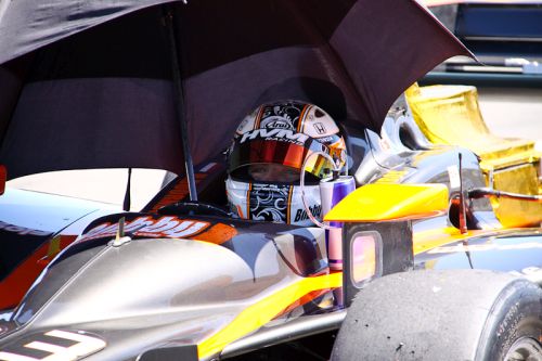 Robert Doornbos, Test day @ Infineon Raceway