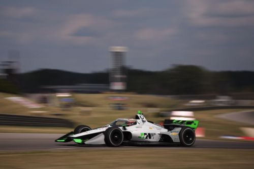 Rinus VeeKay op het Barber Motorsport Park