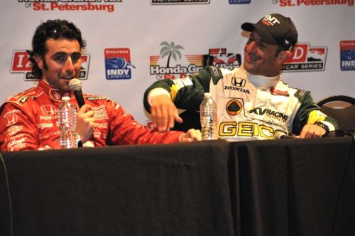 Dario Franchitti, Tony Kanaan, St. Petersburg