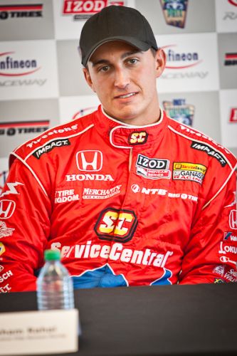 Graham Rahal, Infineon Raceway - test session August 18th 2011
