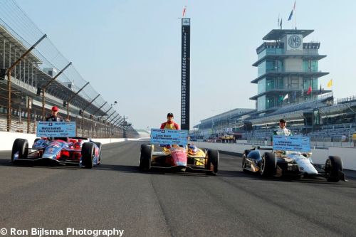 Marco Andretti, Ed Carpenter, Carlos Muñoz, Indianapolis
