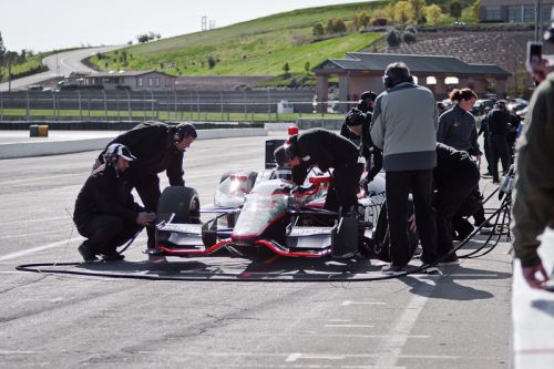 JR Hildebrand National Guard Panther Racing, Infineon Raceway Testing 2012