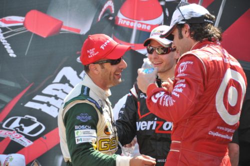 Dario Franchitti, Tony Kanaan, Will Power, St. Petersburg