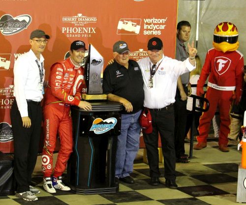 Scott Dixon, A. J. Foyt, Chip  Ganassi, Phoenix International Raceway