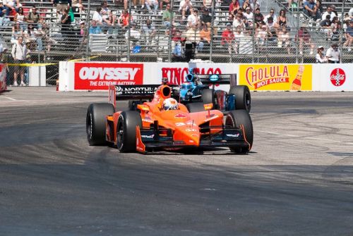 Danica Patrick, Alex Tagliani, Long Beach
