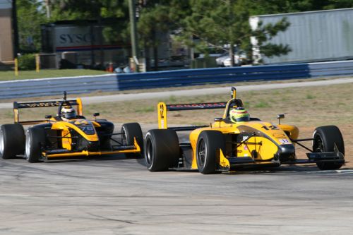 James Winslow voor Simona de Silvestro op Sebring