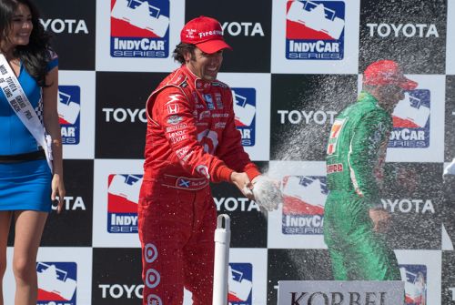 Dario Franchitti, Tony Kanaan, Long Beach