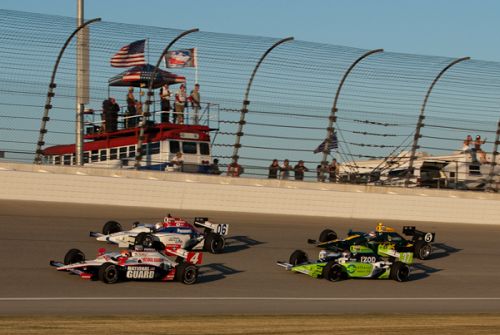 Hideki Mutoh, Danica Patrick, Takuma Sato, Dan Wheldon, Chicagoland