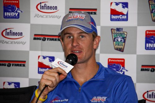Ryan Hunter-Reay, Test day @ Infineon Raceway