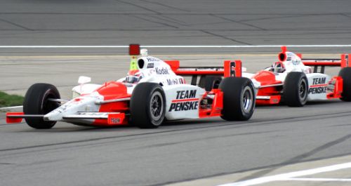 Ryan Briscoe, Helio Castroneves, Kansas Speedway