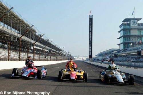 Marco Andretti, Ed Carpenter, Carlos Muñoz, Indianapolis