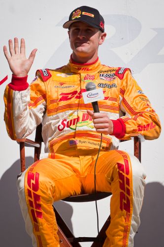 Ryan Hunter-Reay, IInfineon Raceway Testing 2012