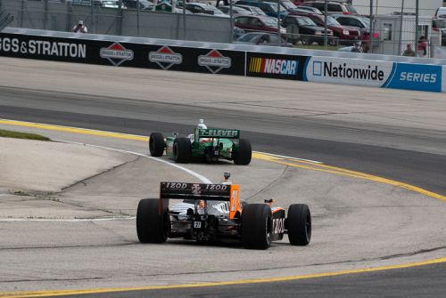 Ryan Hunter-Reay, Tony Kanaan, Milwaukee Mile