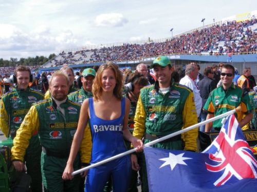Team Australia krijgt bezoek