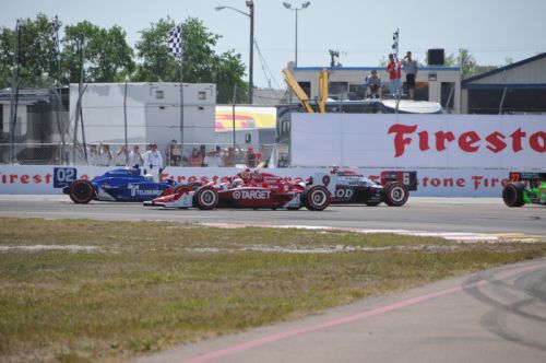 Ryan Briscoe, Scott Dixon, Oriol Servia, St. Petersburg