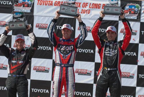 Ryan Hunter-Reay Podium, Long Beach