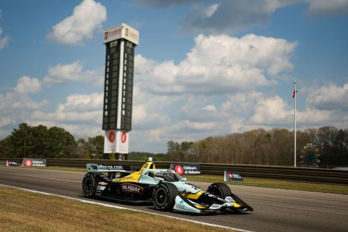 Alexander Rossi op het Barber Motorsports Park