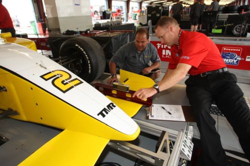 De Technische Inspectie van de Firestone Indy Lights